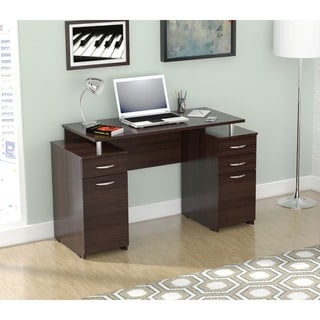 desktop computer plastic table stand inval executive style computer desk espresso finish plastic desks tables shop the best desktop computer plastic table stand inval executive style computer desk espresso finish plastic desks tables shop the best